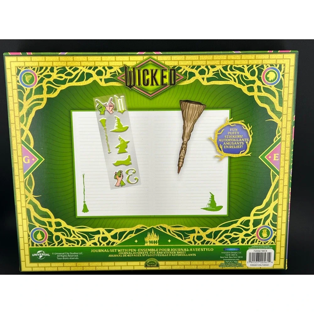 Universal Studio wicked journal